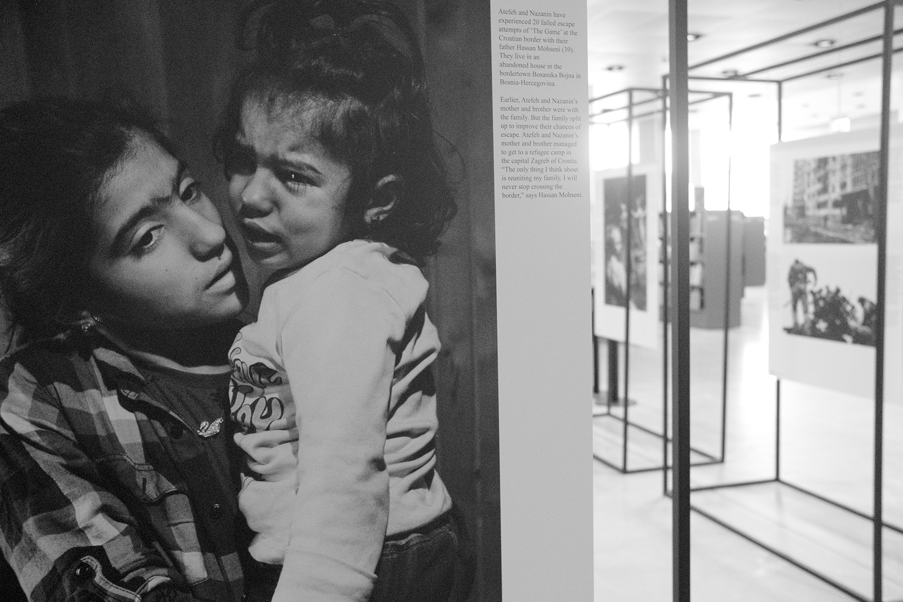 Portrait from the photo exhibition Human Fates on the Edge