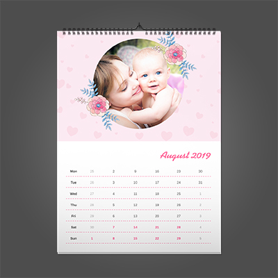 Wall Calendar Single Page