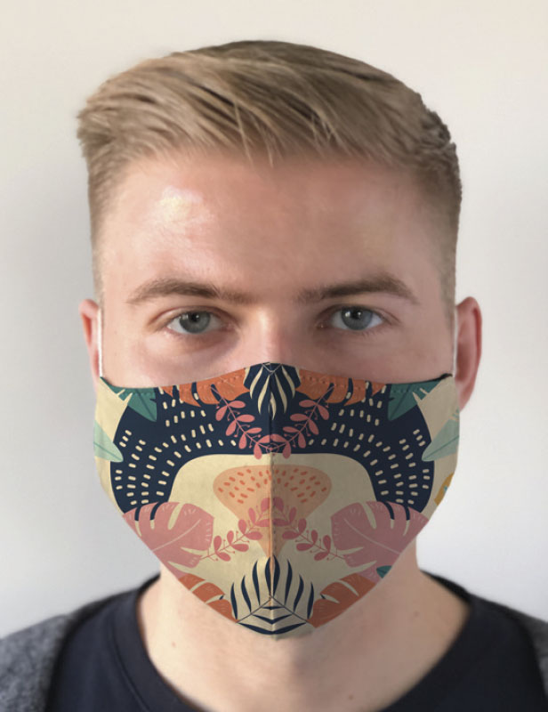 Stofmundbind med eget design Stofmundbind med eget design