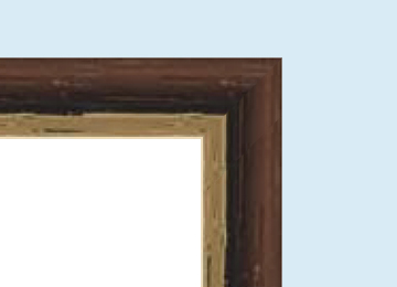 Brun m. guld (#3122)
