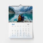 Vægkalender med topophæng 1