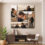 Eksklusivt Canvasprint - Væg Collage (flere billeder, der på væggen danner en collage) 4
