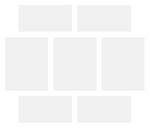 7 panel Displays - 4. stk. 50x25 cm, 3. stk. 40x50 cm