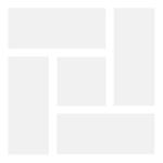 5 panel Displays - 1. stk. 30x30 cm, 2. stk. 25x60 cm, 2. stk. 60x25 cm