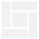 5 panel Displays - Chormoluxe - 1. stk. 40×40 cm, 2. stk. 30×60 cm, 2. stk. 60x30 cm