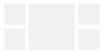 5 panel Displays - Canvas - 4. stk. 30×30 cm, 1. stk. 60x60 cm