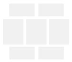 7 panel Displays - Canvas - 4. stk. 50×24 cm, 3. stk. 40×50 cm